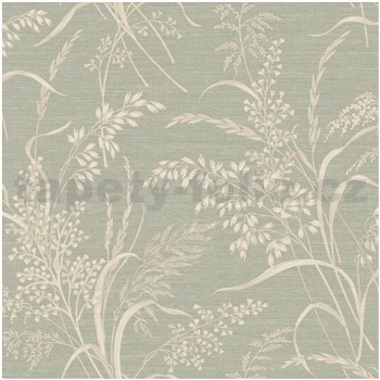 Vliesové tapety na stenu IMPOL Prairie motív lúčnych tráv zelený