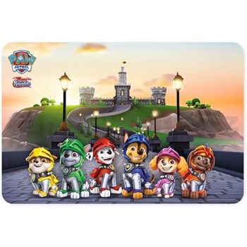 Detská hracia podložka Paw Patrol - Labková patrola Castle, ultra mäkký koberec 100x150cm