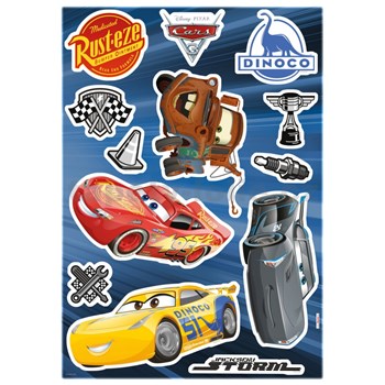 Samolepky na stenu Disney Cars 3 rozmer 50 cm x 70 cm