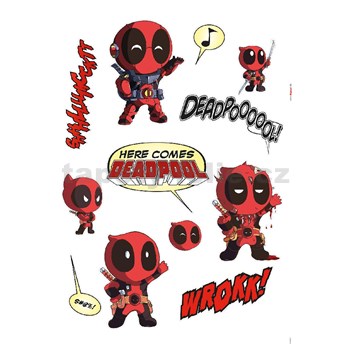 Samolepky na stenu Disney Deadpool Cute 50 cm x 70 cm