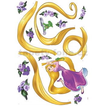 Samolepky na stenu Disney Princess Rapunzel rozmer 100 cm x 70 cm