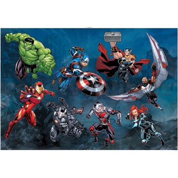 Samolepky na stenu Disney Avengers Action 100 cm x 70 cm