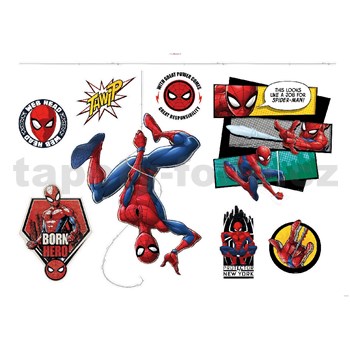 Samolepky na stenu Disney Spider-Man Web Head 100 cm x 70 cm