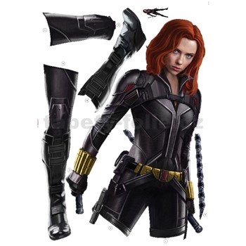 Samolepky na stenu Disney Black Widow Stand 100 cm x 70 cm