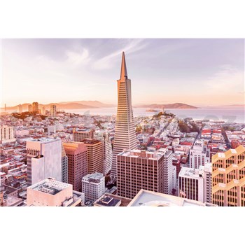 Papierové fototapety San Francisco Morning rozmer 368 cm x 254 cm - POSLEDNÝ KUS