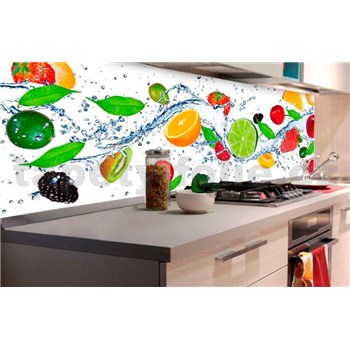Samolepiace tapety za kuchynskú linku ovocie rozmer 180 cm x 60 cm