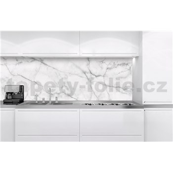 Samolepiace tapety za kuchynskú linku sivý mramor rozmer 180 cm x 60 cm
