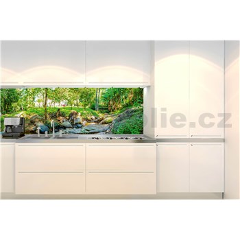 Samolepiace tapety za kuchynskú linku botanická záhrada rozmer 350 cm x 60 cm