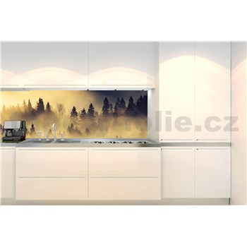 Samolepiace tapety za kuchynskú linku svitanie v hmle rozmer 180 cm x 60 cm