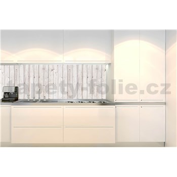 Samolepiace tapety za kuchynskú linku drevené dosky rozmer 350 cm x 60 cm