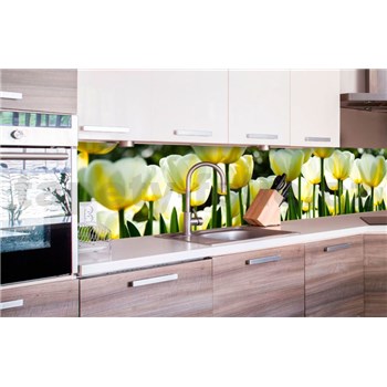 Samolepiace tapety za kuchynskú linku tulipány rozmer 260 cm x 60 cm