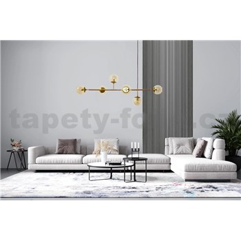 Lamelové dekoračné panely TRENTO strieborná lišta 12,2 x 270 cm - POSLEDNÉ KUSY