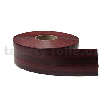 Podlahová lemovka z PVC drevo červeno-hnedé 5,3 cm x 40 m