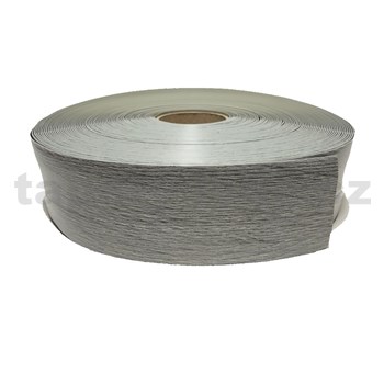 Podlahová lemovka z PVC samolepiaca drevo dub sivý 5,3 cm x 30 m