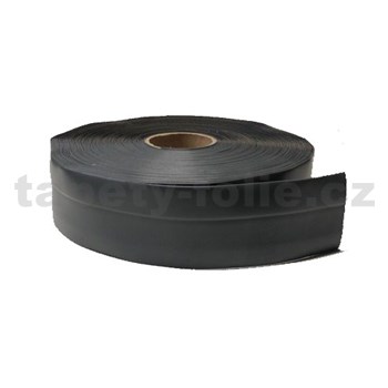 Podlahová lemovka z PVC samolepiaca tmavo sivá 5,3 cm x 25 m
