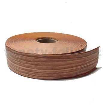 Podlahová lemovka z PVC jilm hnedo-béžový 5,3 cm x 40 m