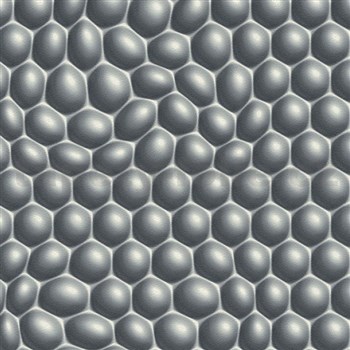 Vliesové tapety na stenu Harmony in Motion by Mac Stopa 3D bubliny sivé - POSLEDNÉ KUSY