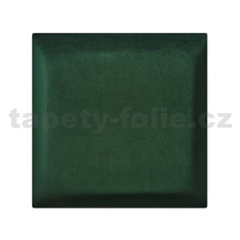 Čalúnený panel SOFTLINE 30 x 30 cm fľaškovo zelený