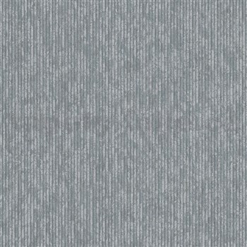 Vliesové tapety na stenu IMPOL Modernista úzke prúžky sivomodré s metalickou patinou