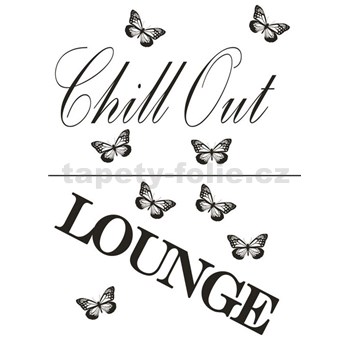 Samolepky na stenu - Chill out Lounge 45 x 65 cm