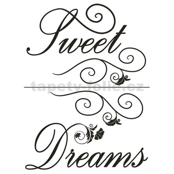 Samolepky na stenu - Sweet Dreams 45 x 65 cm