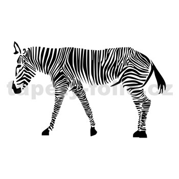 Samolepky na stenu zebra