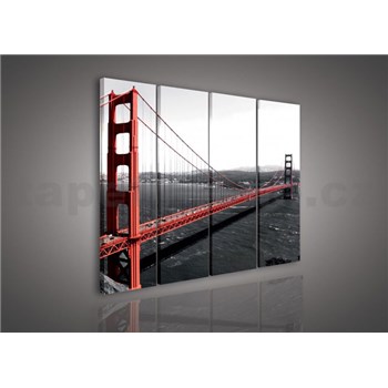 Obraz na plátne Golden Gate Bridge 120 x 100 cm