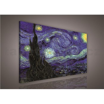 Obraz na stenu Vincent van Gogh Hviezdna noc 100 x 75 cm