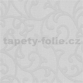 Vliesové tapety na stenu IMPOL Opus ornamenty sivé na sivom podklade