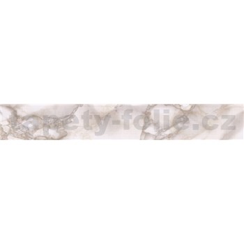 Samolepiace ukončovacie pásiky mramor béžový Carara 1,8 cm x 5 m