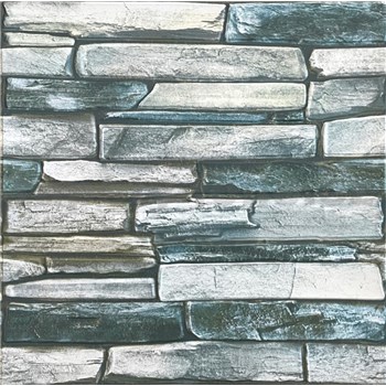 Samolepiace penové 3D panely rozmer 70 x 77 cm, ukladaný kameň zelený