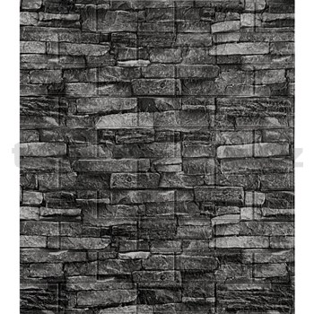 Samolepiace penové 3D panely rozmer 70 x 77 cm, kameň sivý