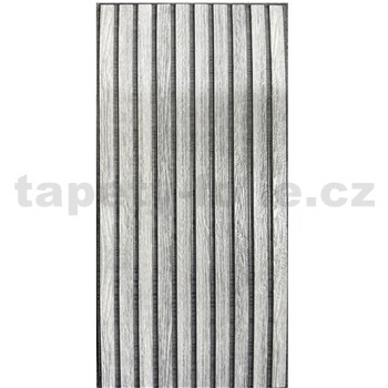 Samolepiace PVC 3D panely rozmer 60 x 30 cm, lamely sivé