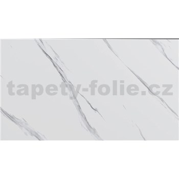 Samolepiace PVC 3D panely rozmer 60 x 30 cm, Marble biely