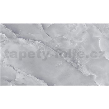 Samolepiace PVC 3D panely rozmer 60 x 30 cm, Marble sivý