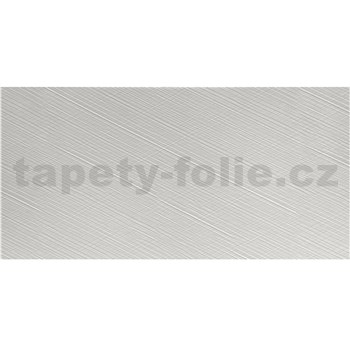 Samolepiace PVC 3D panely prúžky sivé rozmer 60 x 30 cm