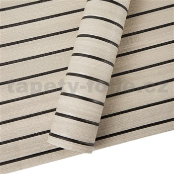 Samolepiace panely na stenu lamely na penovom podklade sivé rozmer 270 x 48,5 cm