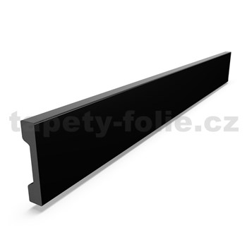 Nástenná dekoratívna lišta XPS DP2-C černá rozmer 2000x12x58mm
