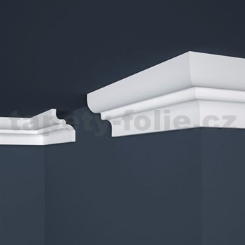 Nástenná dekoratívna lišta XPS E-9 rozmer 2000x62x80mm