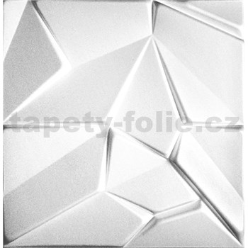 Stropné panely 3D XPS MERKUR biely rozmer 50 x 50 cm