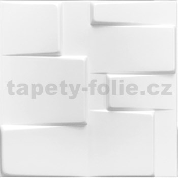 Stropné panely 3D XPS TETRIS rozmer 50 x 50 cm