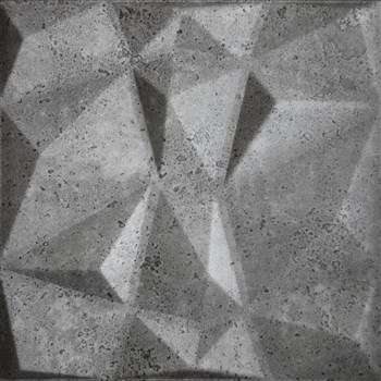 Stropné panely 3D XPS DIAMANT BETÓN tmavo sivý 50 x 50 cm