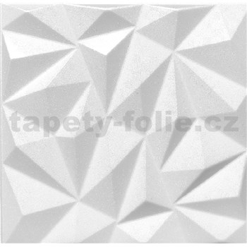 Stropné panely 3D XPS Zirkon biely rozmer 50 x 50 cm