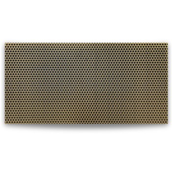 Stropné panely 3D XPS plástve čierno-zlaté rozmer 100 x 50 cm - POSLEDNÉ KUSY