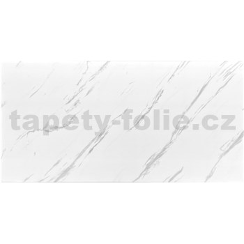 Stropné panely 3D XPS mramor Calacatta sivo-biely rozmer 100 x 50 cm