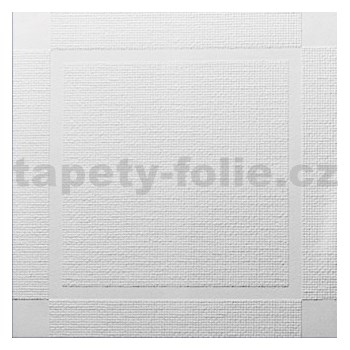 Stropné panely 3D EPS ATLANTA Z biely rozmer 50 x 50 cm