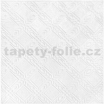 Stropné panely XPS PERGA biely rozmer 50 x 50 cm