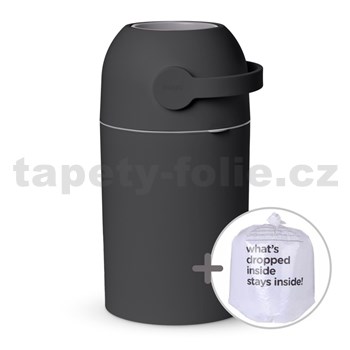 Kôš na použité plienky a bio odpad + vrecká - graphite