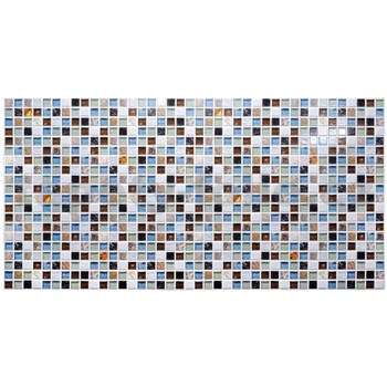 Obkladové panely 3D PVC rozmer 955 x 480 mm mozaika Island modrá