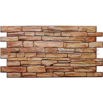 Obkladové panely 3D PVC rozmer 980 x 498 mm kameň karneolový
